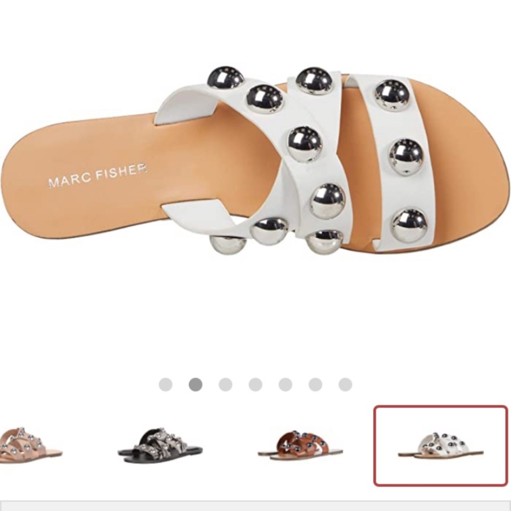Marc Fisher Studded Slides